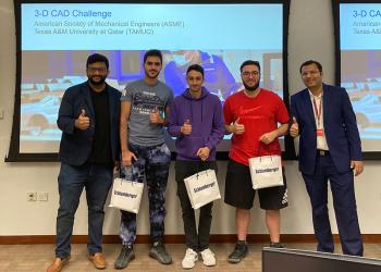 Texas A&M at Qatar students win CAD competition organized by ASME and Schlumberger