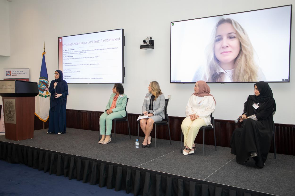 Texas A&M at Qatar representatives participate in women in leadership conference
