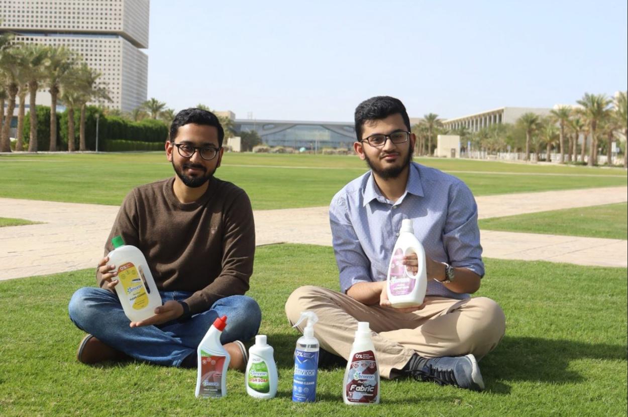 Former students launch brand of non-toxic cleaning solutions