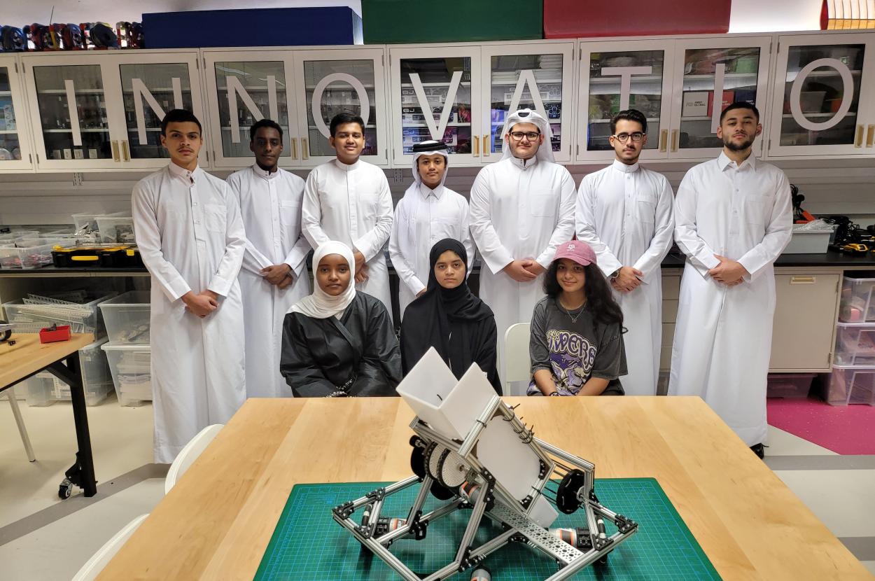 Texas A&M at Qatar mentors high school students for FIRST Global Challenge robotics competition